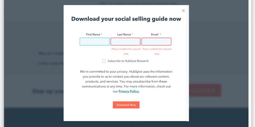 Newsletter sign-up