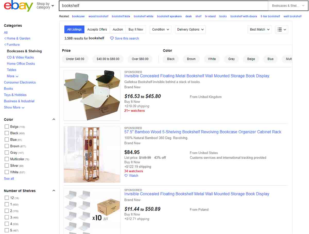 eBay promoted listings