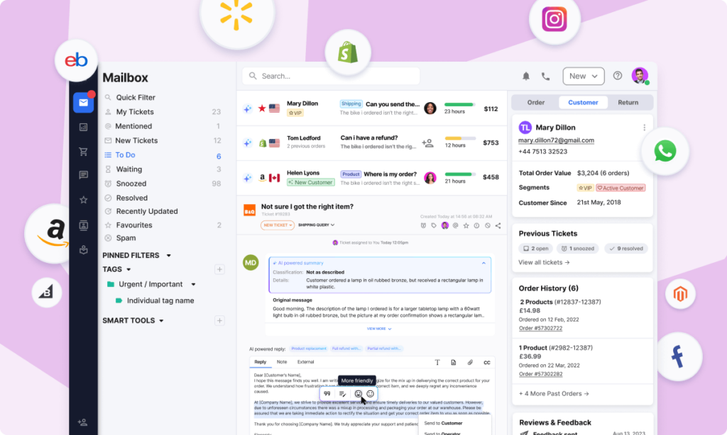 The case for adopting an eCommerce customer service help desk eDesk.
